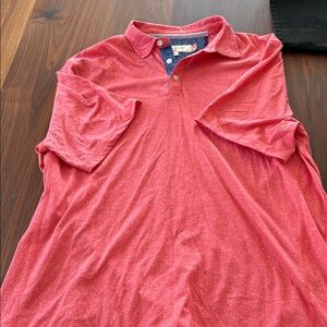 English Laundry coral polo shirt